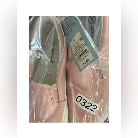 CAT & JACK PINK HAILEY GIRLS SHOE SIZE 3 - Picture 7 of 8
